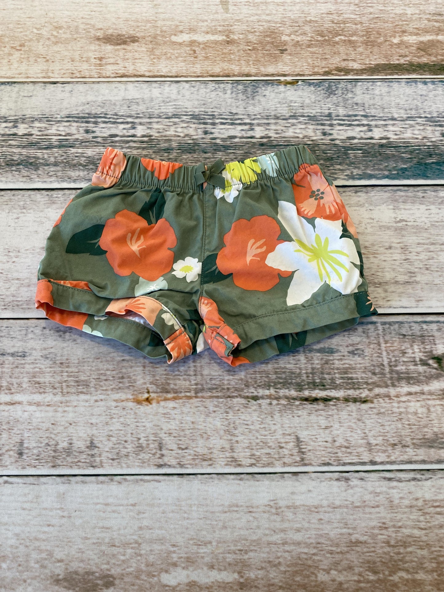 Carters Girls green | Coral Shorts Size: 6 months green | Coral