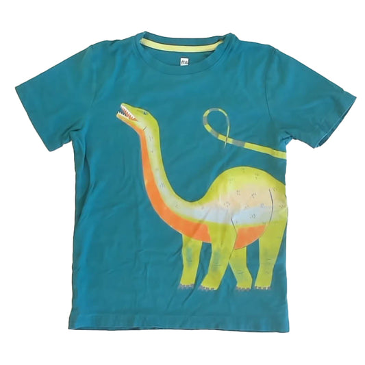 Tea Collection Boys Green Dinosaur T-Shirt Size: 10 Years Green Dinosaur