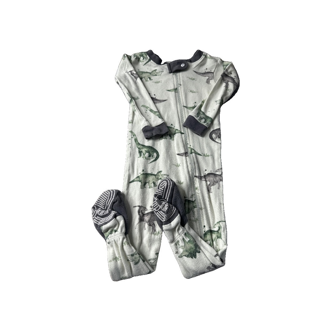 Burt's Bees Boys green | Dinosaur Pajamas Size: 12 months green | Dinosaur