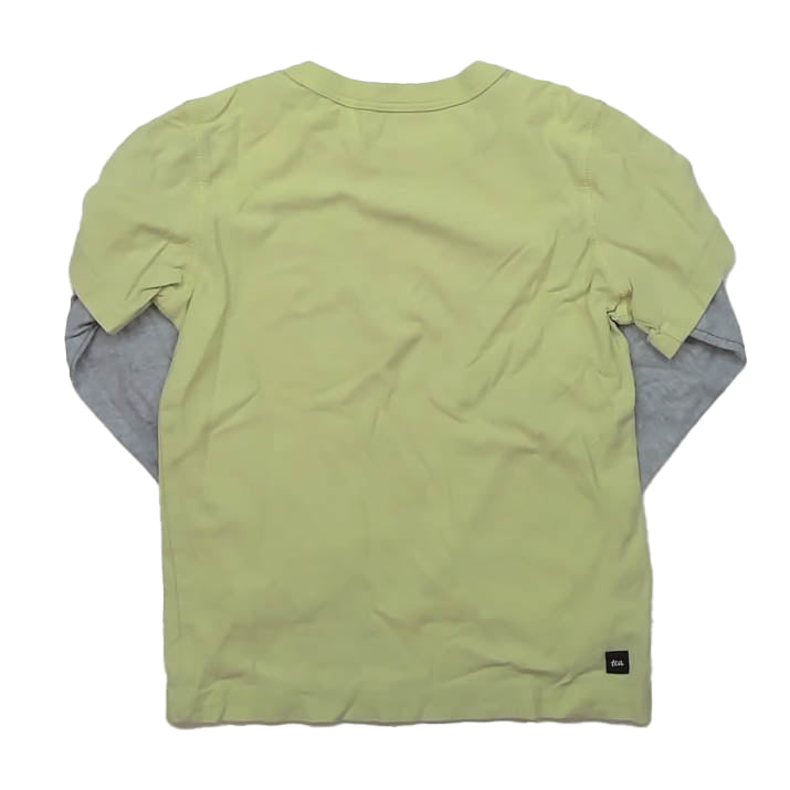 Tea Collection Boys Green Elephant Long Sleeve T-Shirt Size: 5T Green Elephant