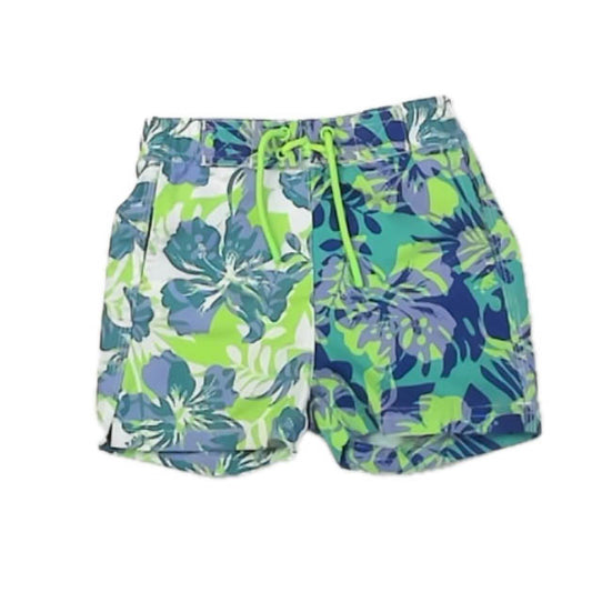 Rockets Of Awesome Boys Green Floral Trunks Size: 2T Green Floral