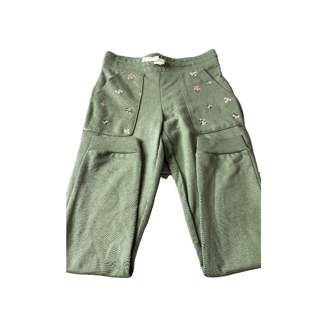 Carters Girls green | Flowers Pants Size: 7 green | Flowers