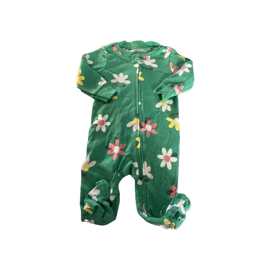 Carters Girls green | Flowers Pajamas Size: 6 months green | Flowers