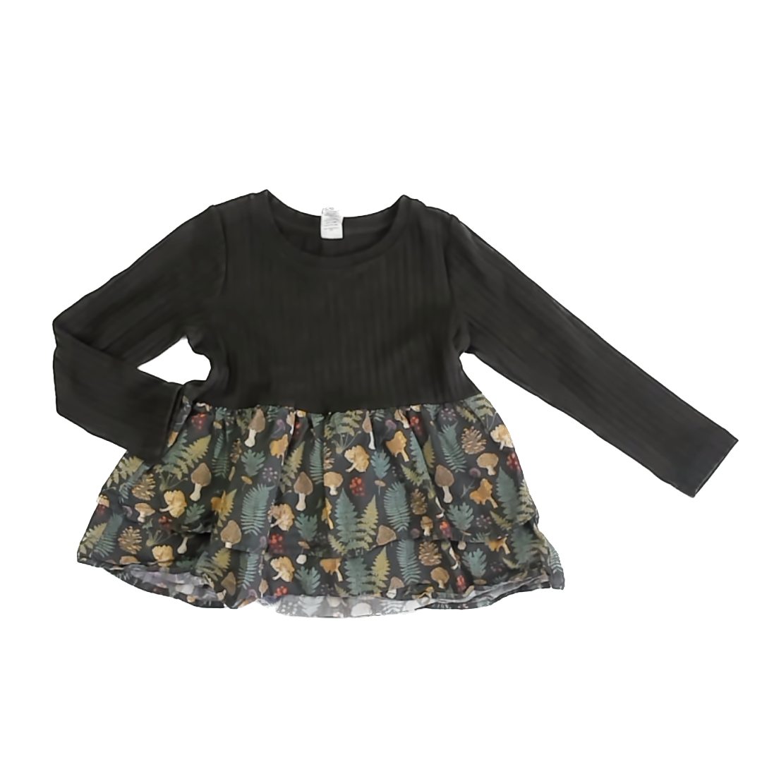 Kate Quinn Girls Green | Forest Long Sleeve Shirt Size: 6 Years Green | Forest