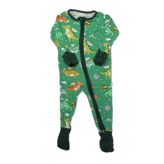 Little Sleepies Boys Green Forest 1-piece Non-footed Pajamas Size: Preemie Green Forest