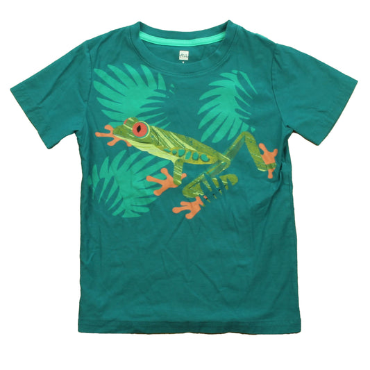 Tea Collection Boys Green Frog T-Shirt Size: 6 Years Green Frog