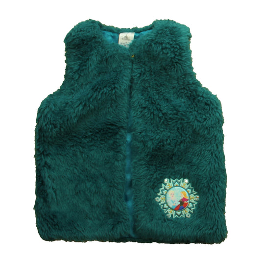 Disney Boys Green Frozen Vest Size: 7-8 Years Green Frozen