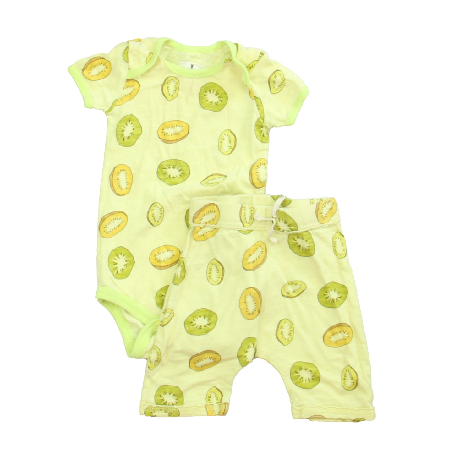 J.Crew Boys Green Fruit 2-piece Pajamas Size: 3-6 Months Green Fruit