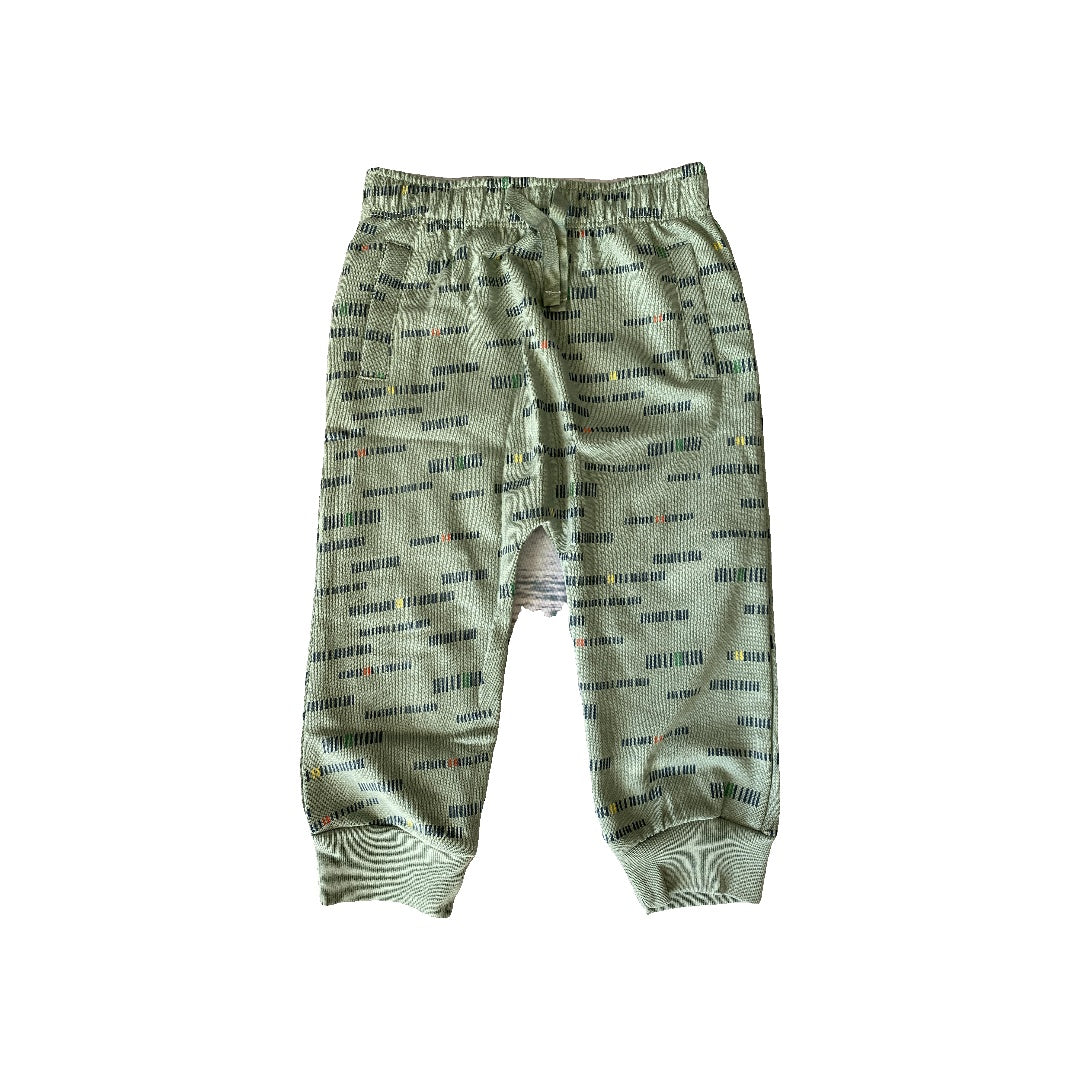 Oliver & Rain Boys green | Geometric Pants Size: 18 months green | Geometric