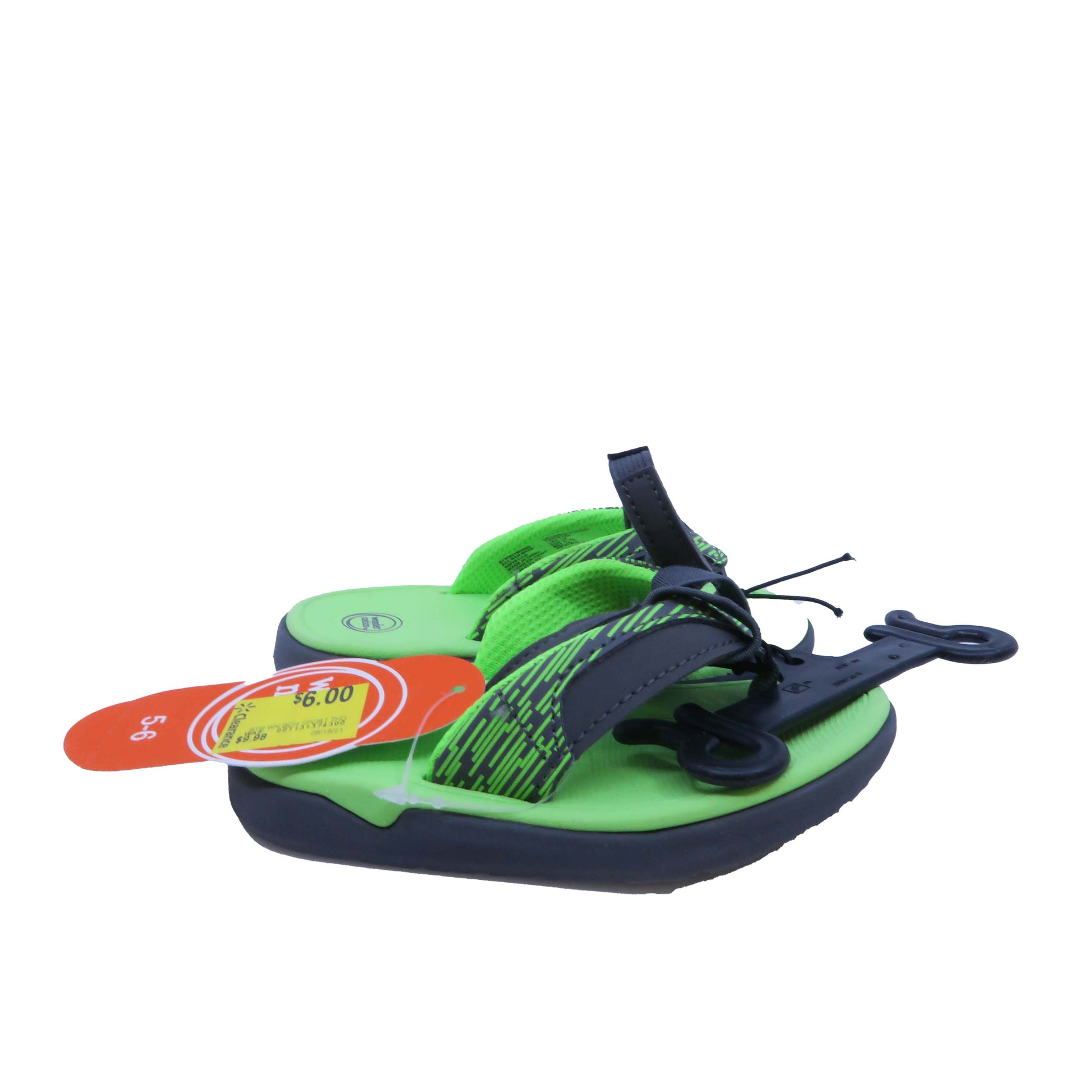 Wonder Nation Boys Green | Gray Sandals Size: 5-6 Toddler Green | Gray
