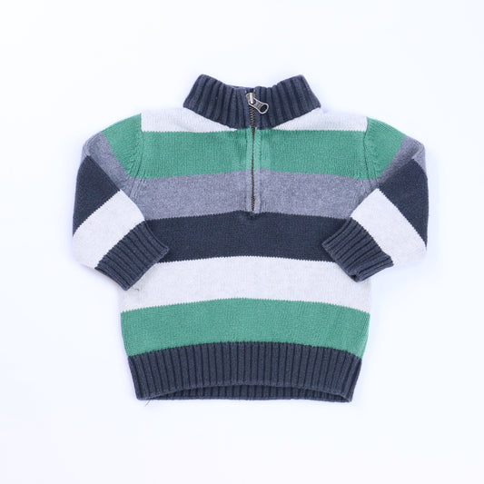 Gymboree Boys Green | Gray Sweater Size: 6-12 Months