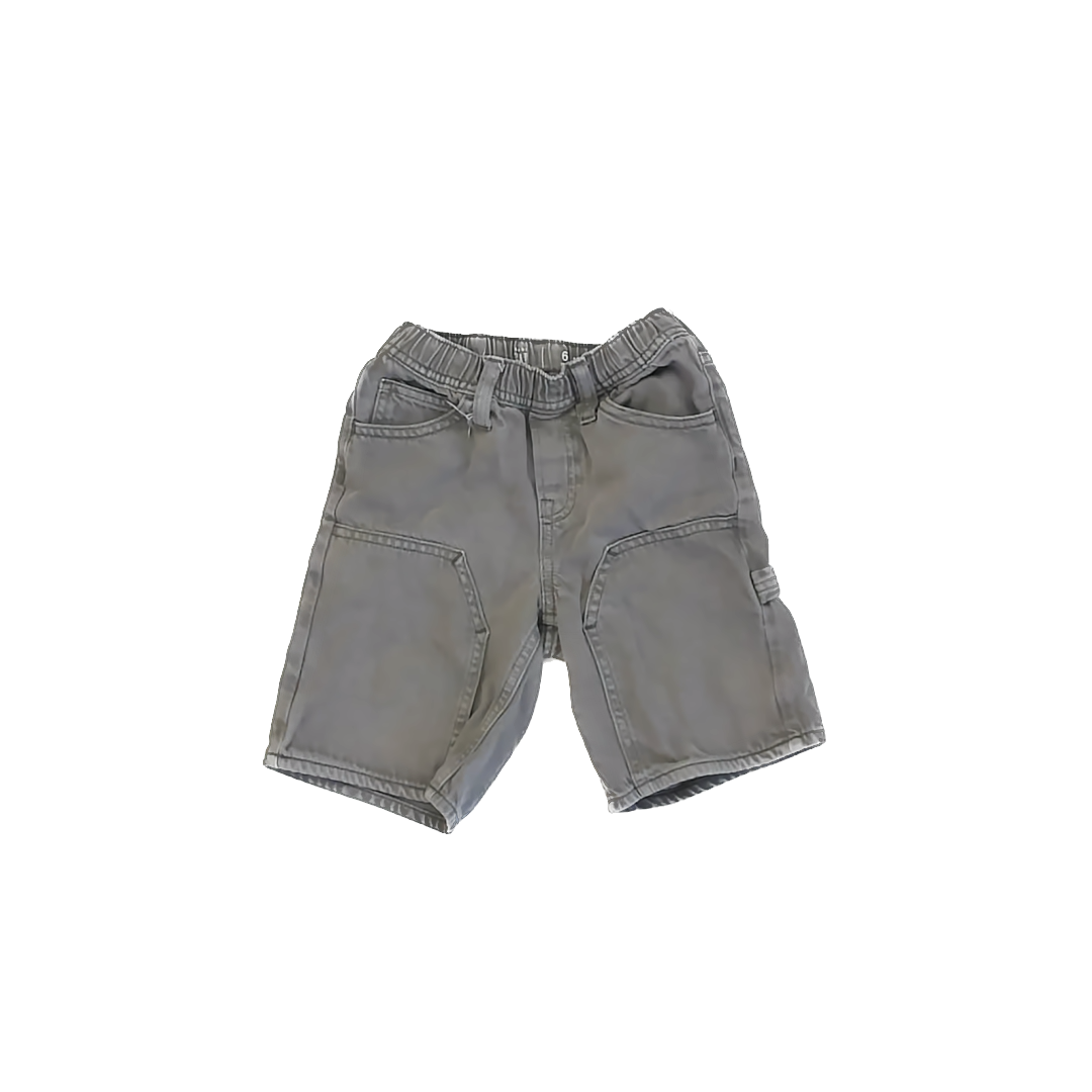Gap Boys Green Grey Jean Shorts Size: 6 Years Green Grey