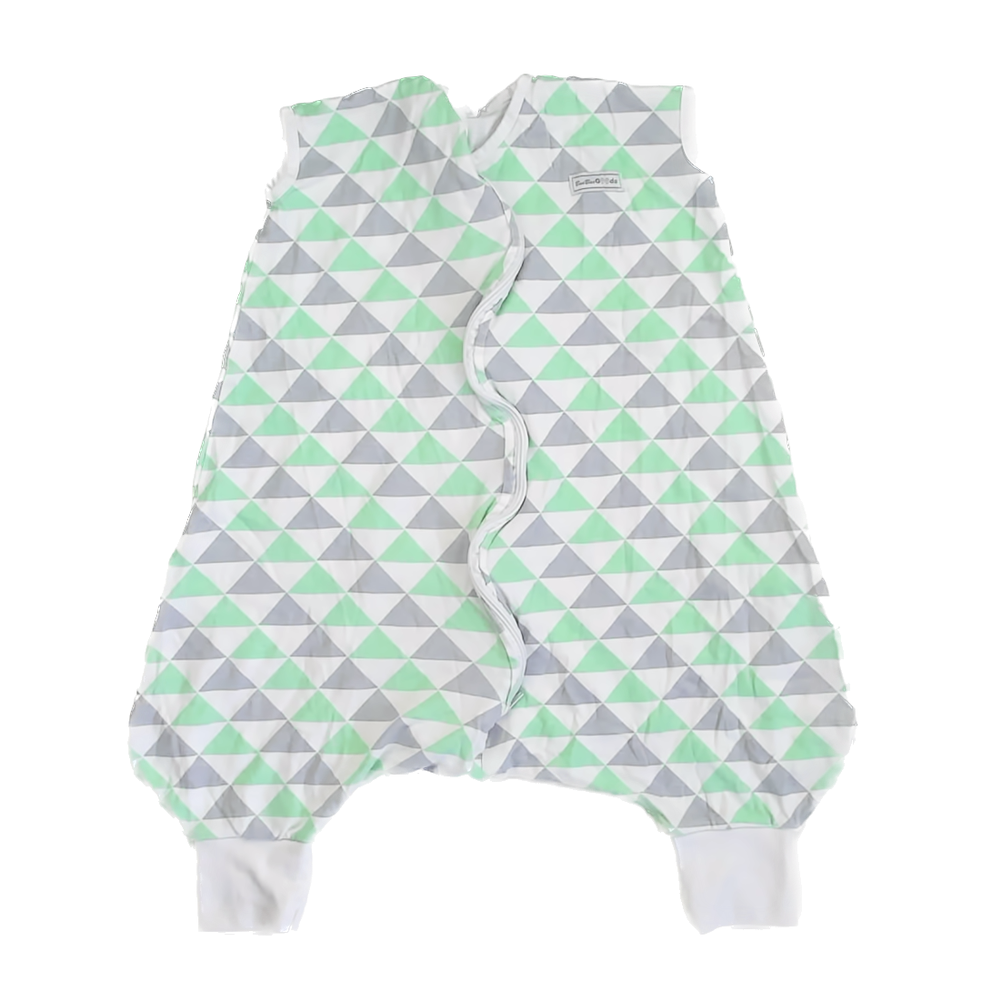 Unknown Unisex Green | Grey Sleepsack Size: 2T* Green | Grey