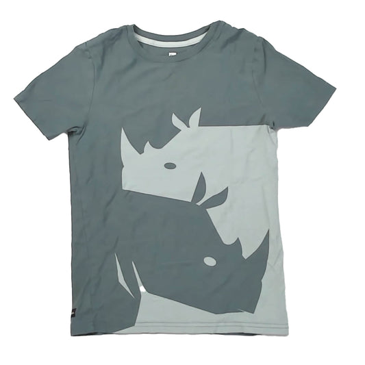 Tea Collection Boys Green Hippo T-Shirt Size: 12 Years Green Hippo
