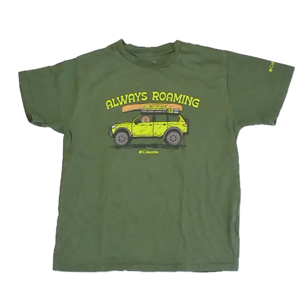 Columbia Boys Green Jeep T-Shirt Size: 6-7 Years Green Jeep