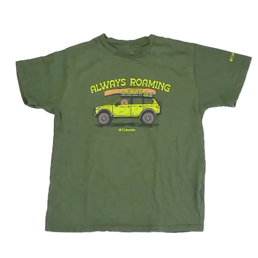 Columbia Boys Green Jeep T-Shirt Size: 6-7 Years Green Jeep