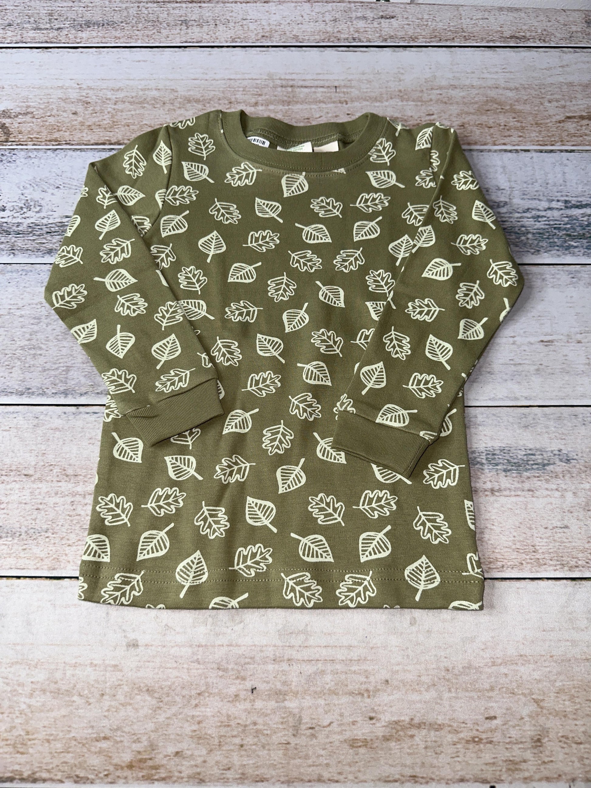 Parade Unisex green | Leaves Pajamas Size: 2T green | Leaves