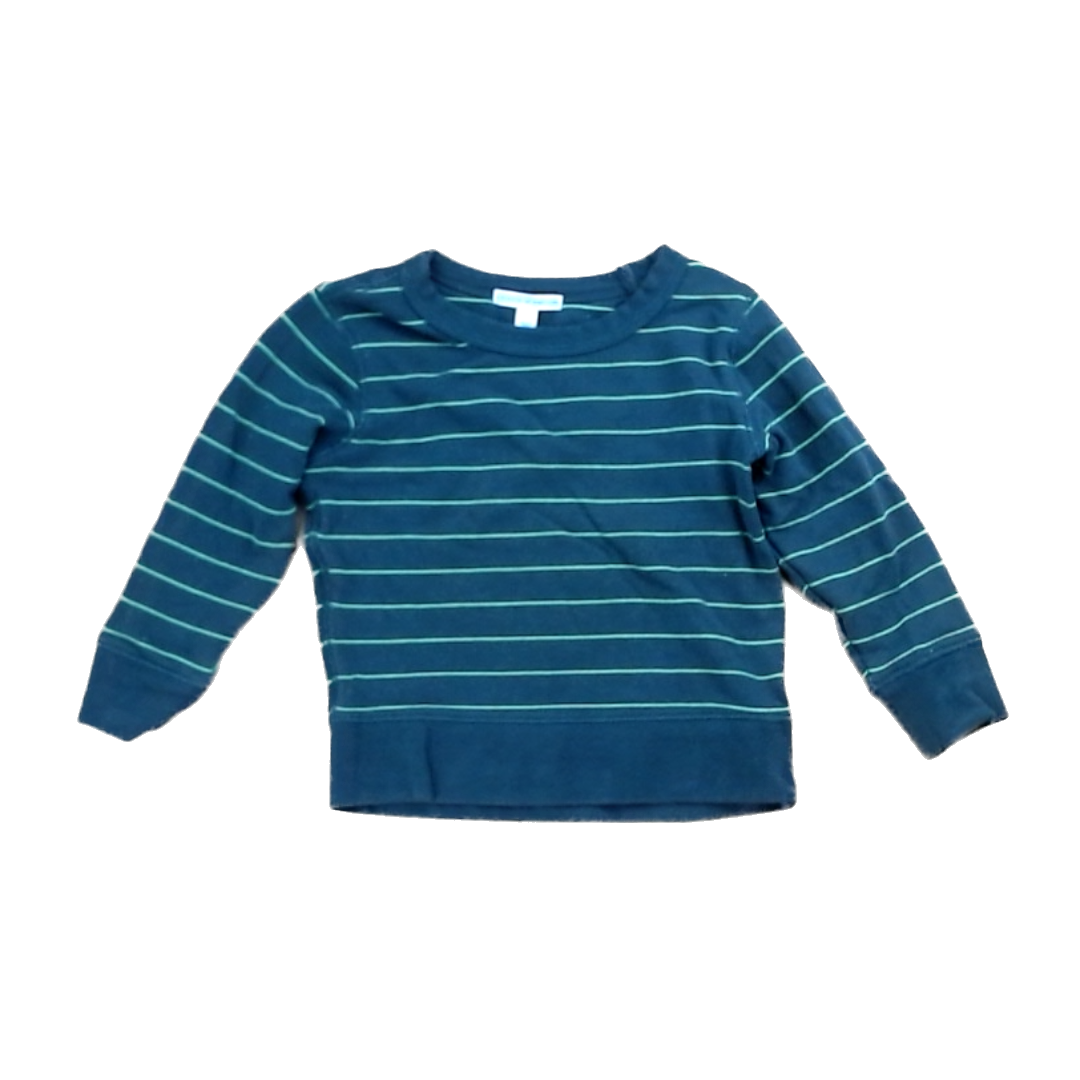 Rockets Of Awesome Boys Green | Light Green Stripes Long Sleeve Shirt Size: 3T Green | Light Green Stripes