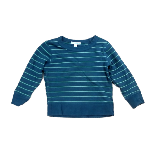 Rockets Of Awesome Boys Green | Light Green Stripes Long Sleeve Shirt Size: 3T Green | Light Green Stripes