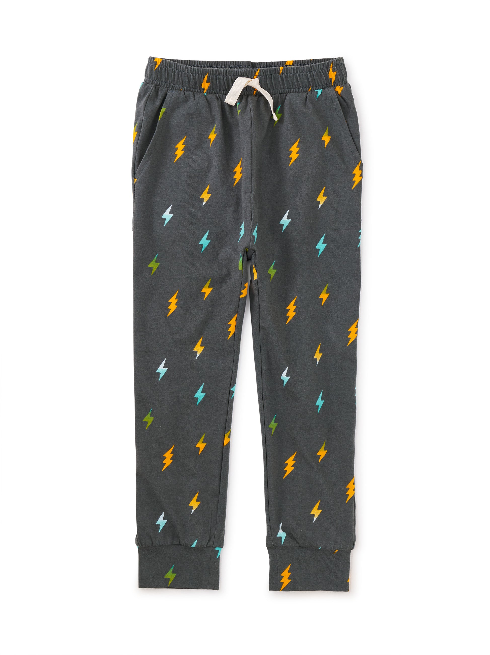 Tea Collection Boys Green Lightening Bolts Casual Pants Size: 9-12 Months Green Lightening Bolts