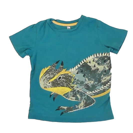 Tea Collection Boys Green Lizard T-Shirt Size: 6 Years Green Lizard