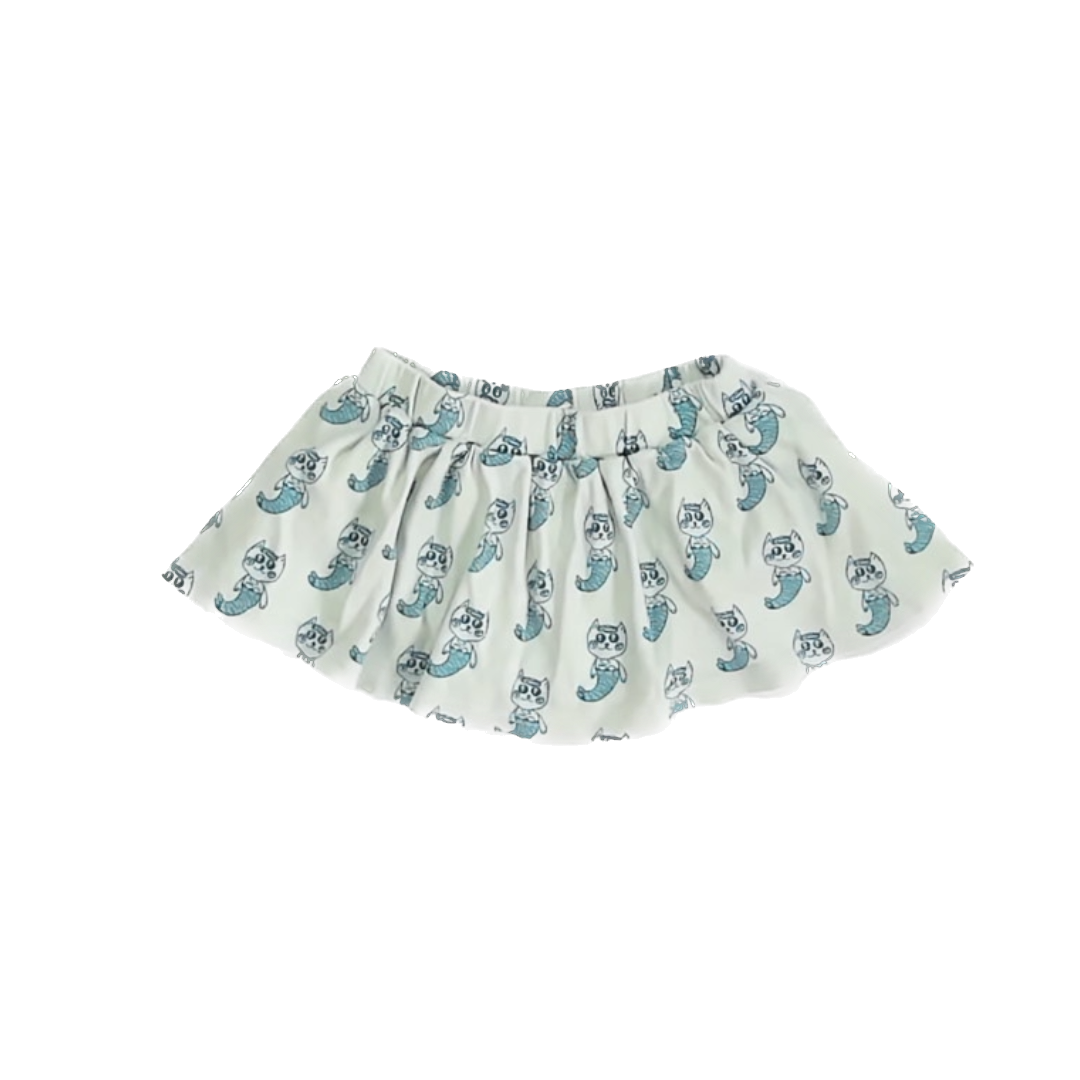 Kate Quinn Girls Green Mermaid Skirt Size: 3T Green Mermaid