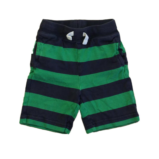 Hanna Andersson Boys Green | Navy Shorts Size: 18-24 Months Green | Navy