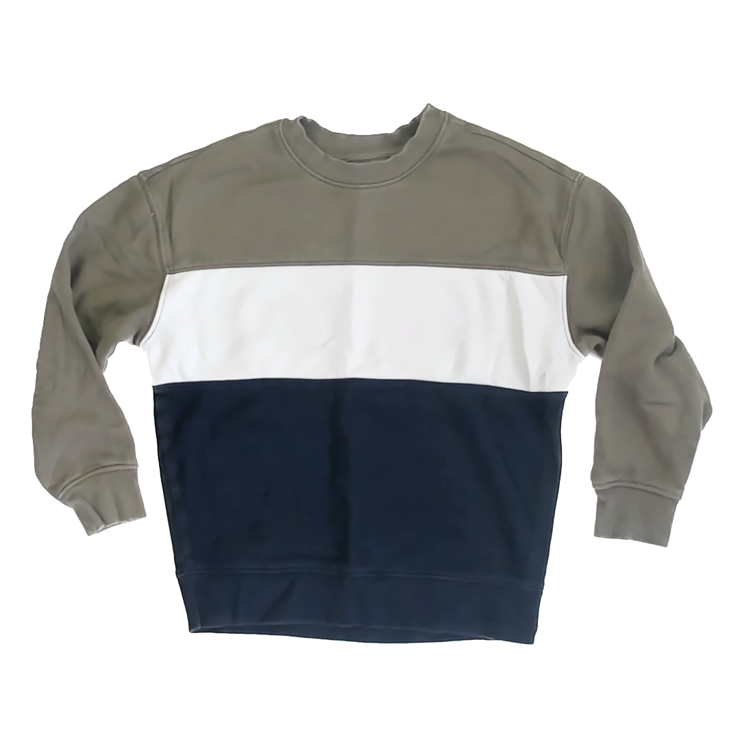 Old Navy Boys Green | Navy Sweatshirt Size: 10-12 Years Green | Navy