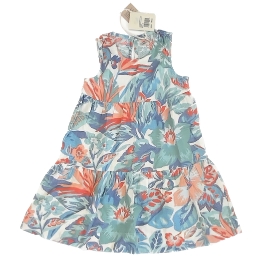 Faherty Girls Green | Orange Dress Size: 3T Green | Orange