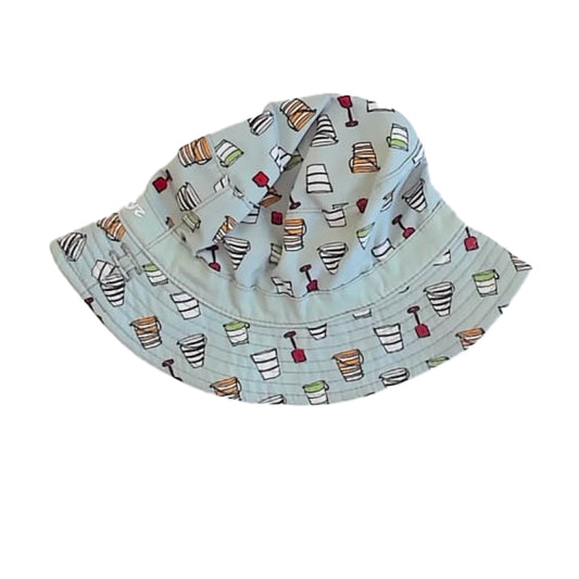 Sunny Days Boys Green Pail and Shovel Sun Hat Size: 12-24 Months Green Pail and Shovel