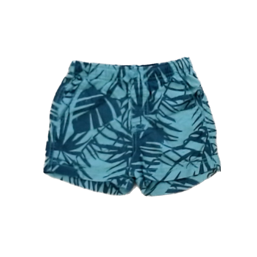 Tea Collection Boys Green Palm Leaves Shorts Size: 4T Green Palm Leaves