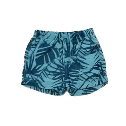 Tea Collection Boys Green Palm Leaves Shorts Size: 4T Green Palm Leaves