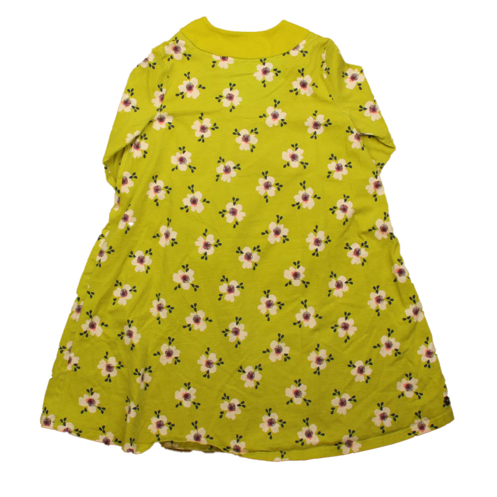 Tea Girls Green | Pink Flowers Dress Size: 12 Years Green | Pink Flowers