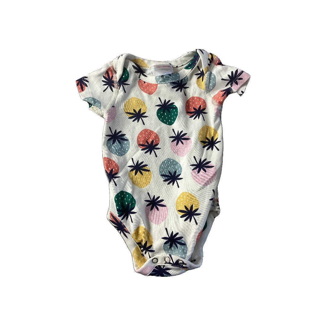 Hanna Andersson Girls green | pink | Yellow Onesie Size: 3-6 months green | pink | Yellow