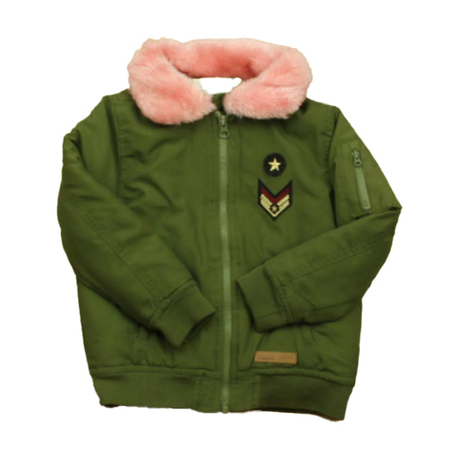 Buffalo Girls Green | Pink Jacket Size: 4T