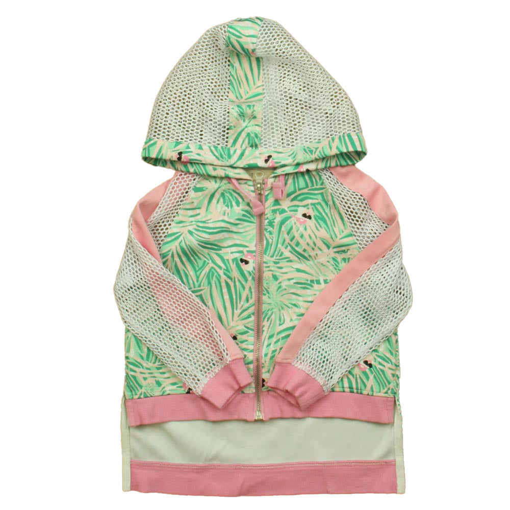 Kinderkind Girls Green | Pink Jacket Size: 3T Green | Pink