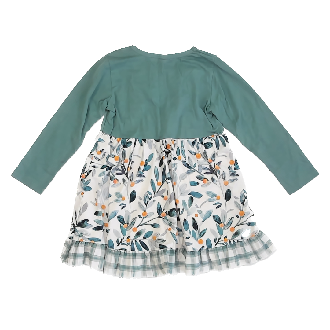 Unknown Girls Green | Plaid Dress Size: 8-9 Years Green | Plaid