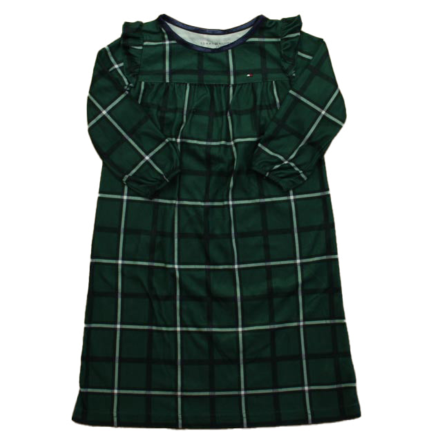Tommy Hilfiger Girls Green Plaid Nightgown Size: 2T Green Plaid