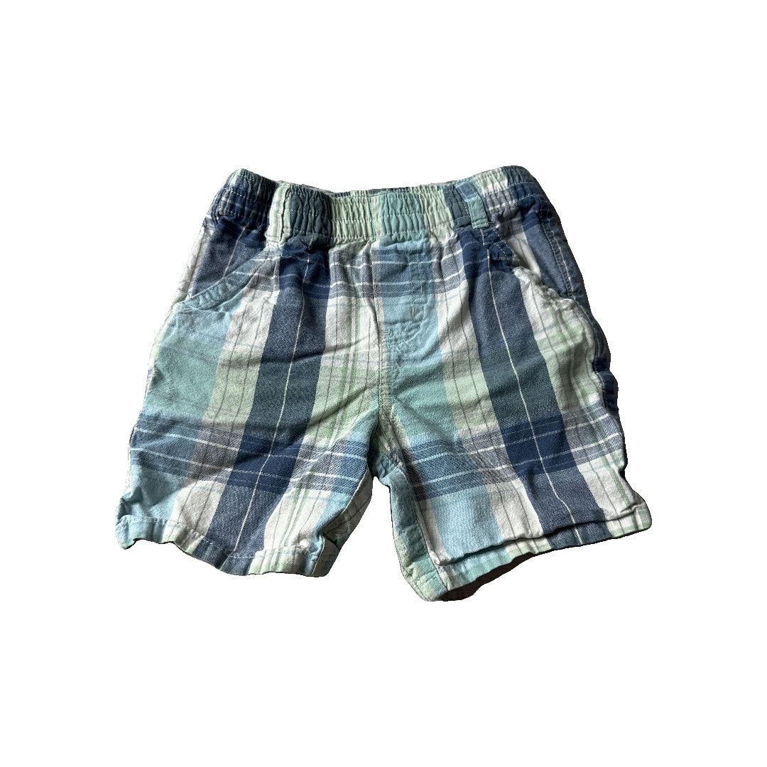 Toughskins Boys green | plaid Shorts Size: 2T green | plaid