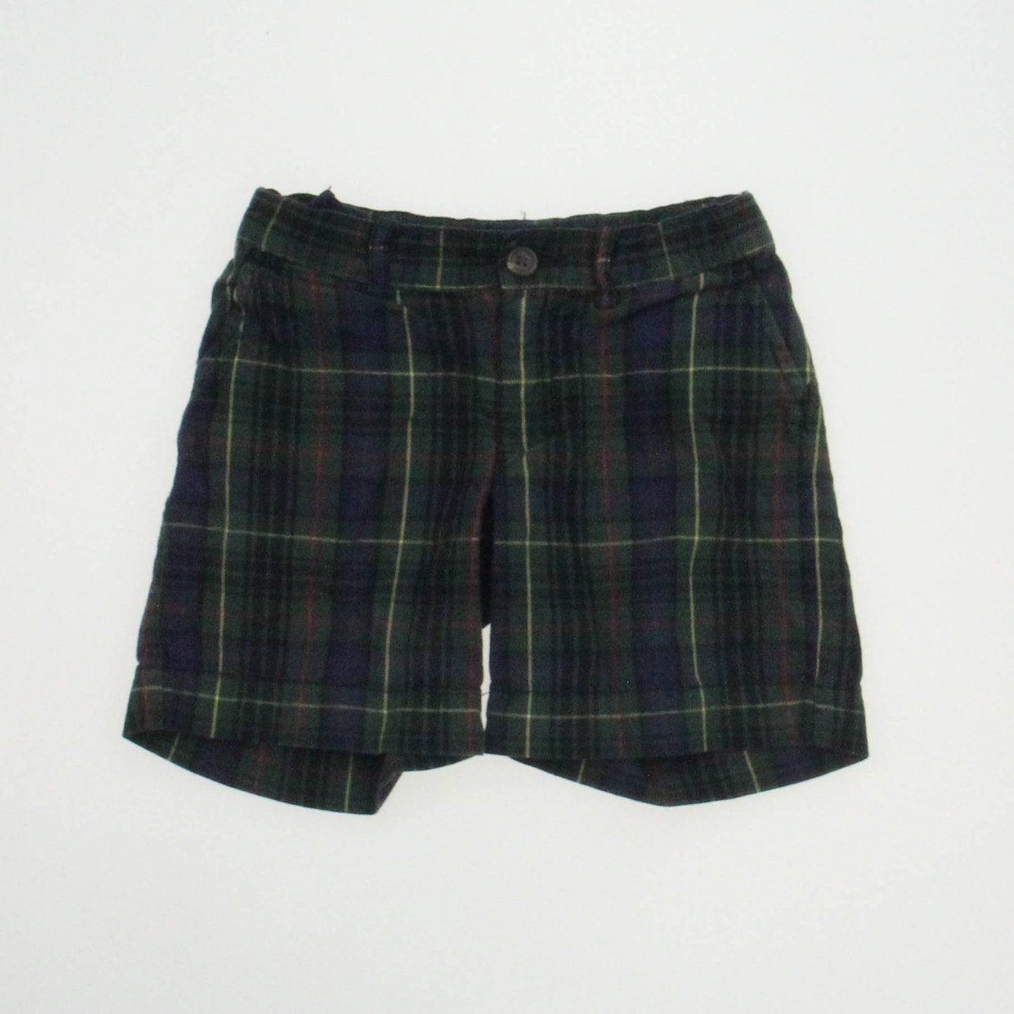 Ralph Lauren Boys Green Plaid Shorts Size: 3T