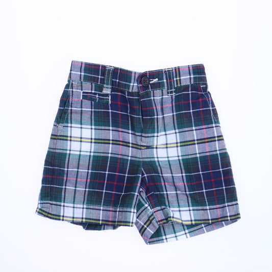 Ralph Lauren Boys Green Plaid Shorts Size: 12 Months Green Plaid
