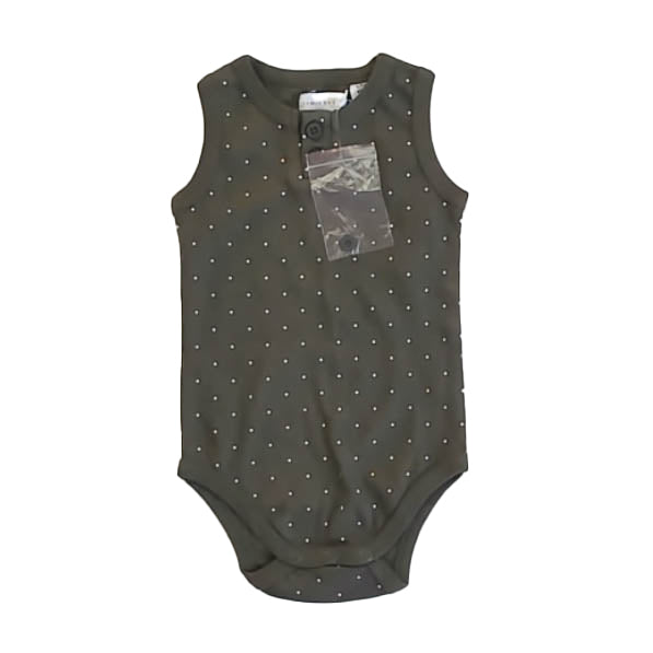 Jamie Kay Unisex Green Polka Dots Onesie Size: 6-12 Months Green Polka Dots
