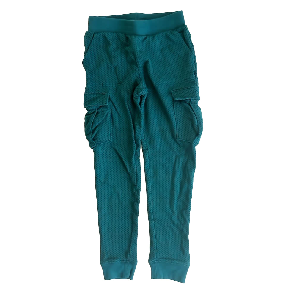 Tea Collection Girls Green Polka Dots Casual Pants Size: 12 Years Green Polka Dots