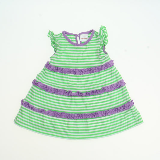Hanna Andersson Girls Green | Purple Sun Dress Size: 3-6 Months Green | Purple