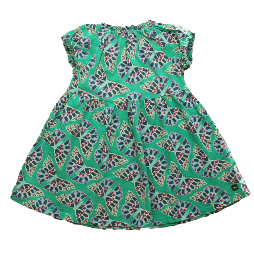 Tea Girls Green | Purple Dress Size: 5T Green | Purple