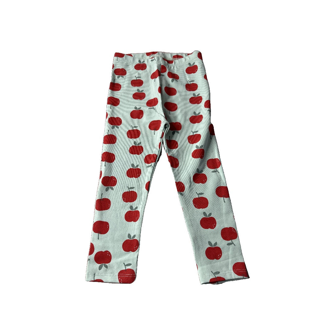 Mighty Goods Girls green | Red | Apples Pants Size: 2T green | Red | Apples