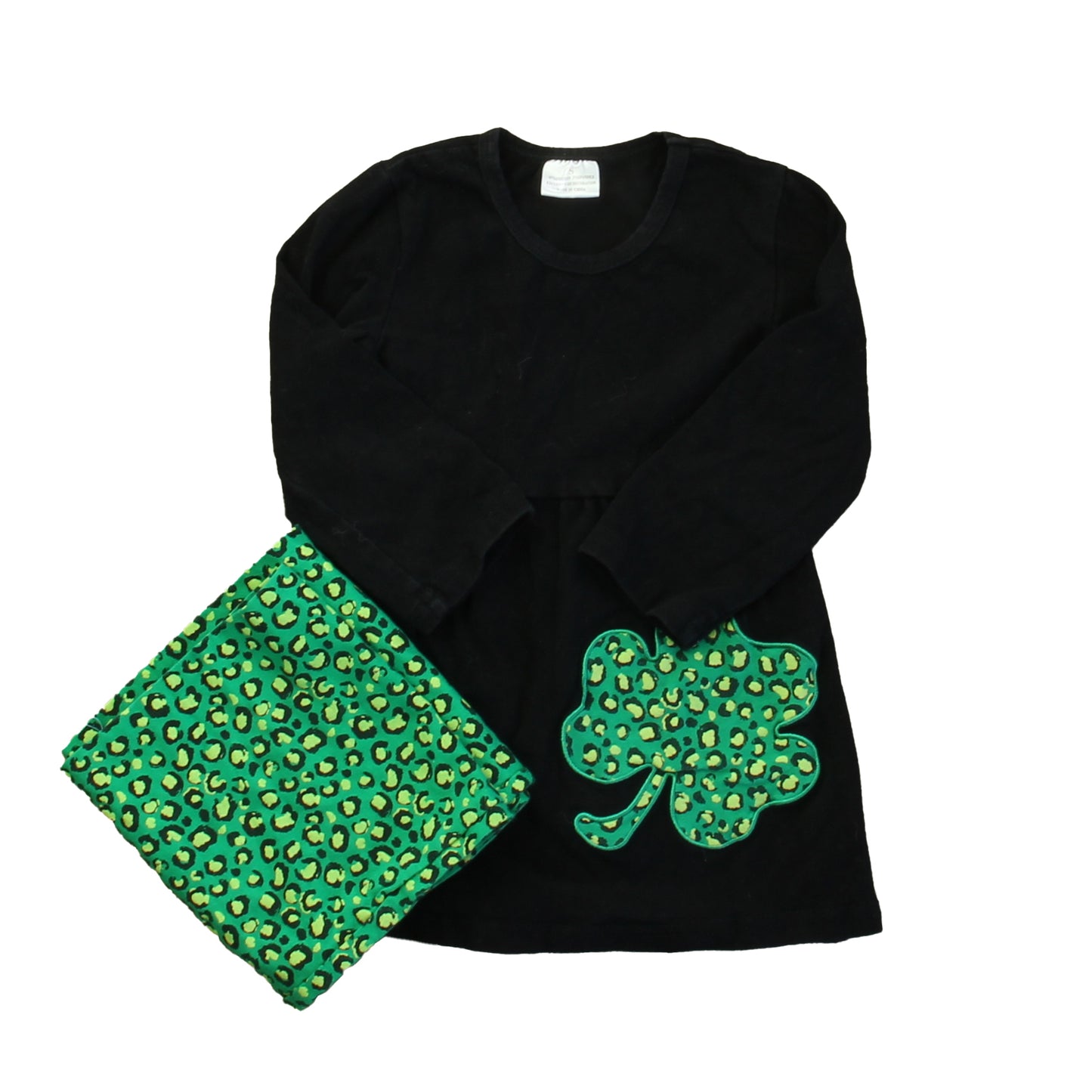 Unknown Brand Girls Green Shamrock Apparel Sets Size: 18 Months