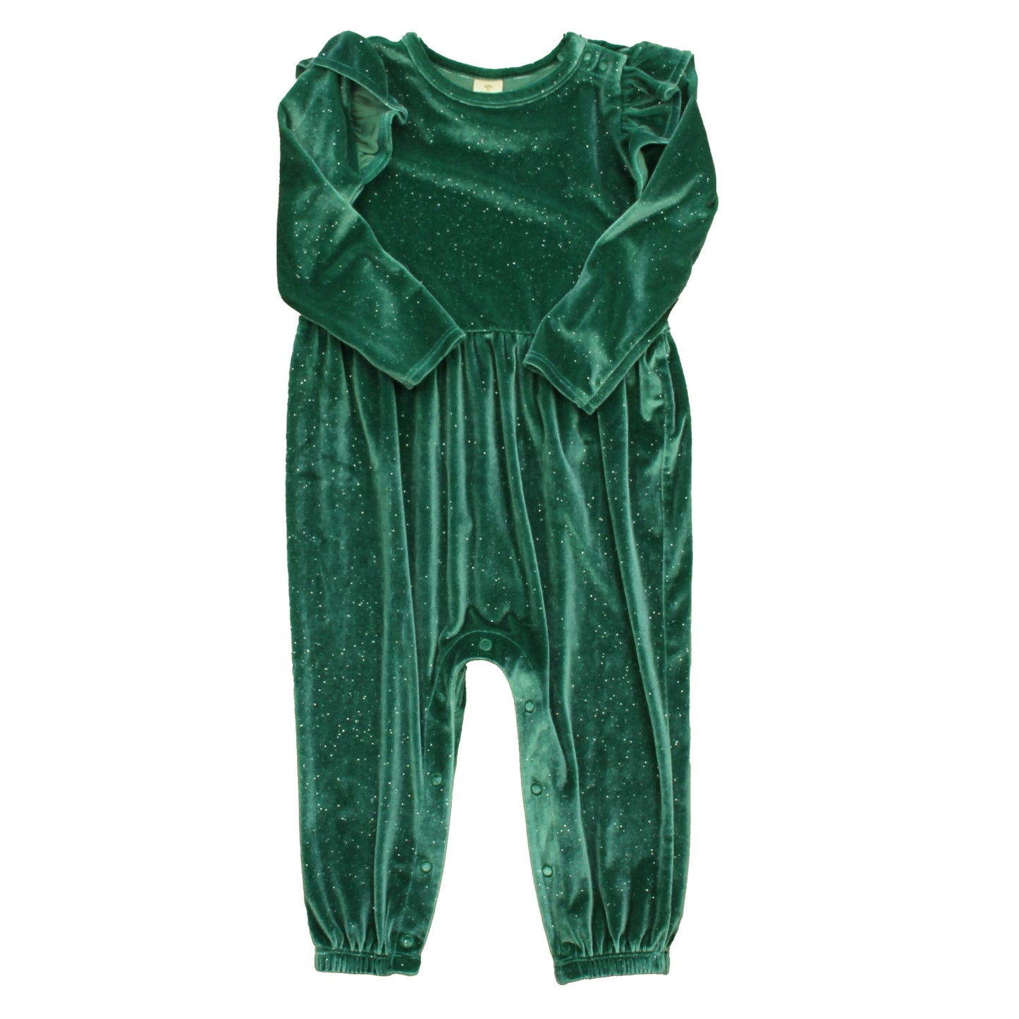 Tucker + Tate Girls Green Sparkle Long Sleeve Outfit Size: 18 Month Green Sparkle