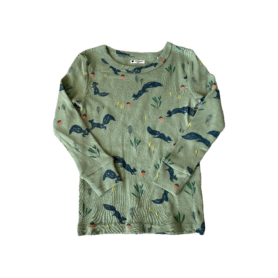 Oliver & Rain Unisex green | Squirrel Pajamas Size: 3T green | Squirrel