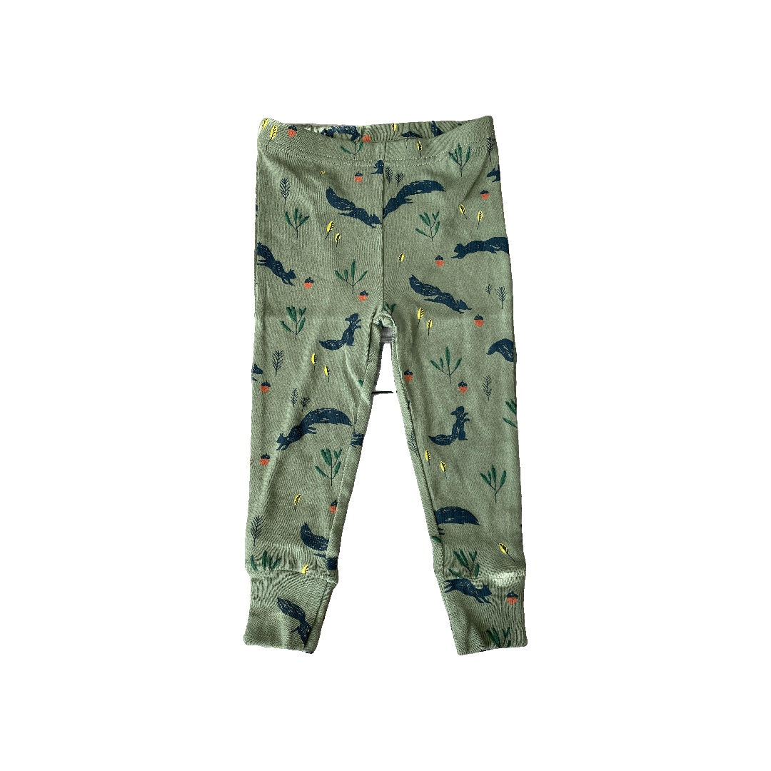 Oliver & Rain Unisex green | Squirrel Pajamas Size: 24 months green | Squirrel